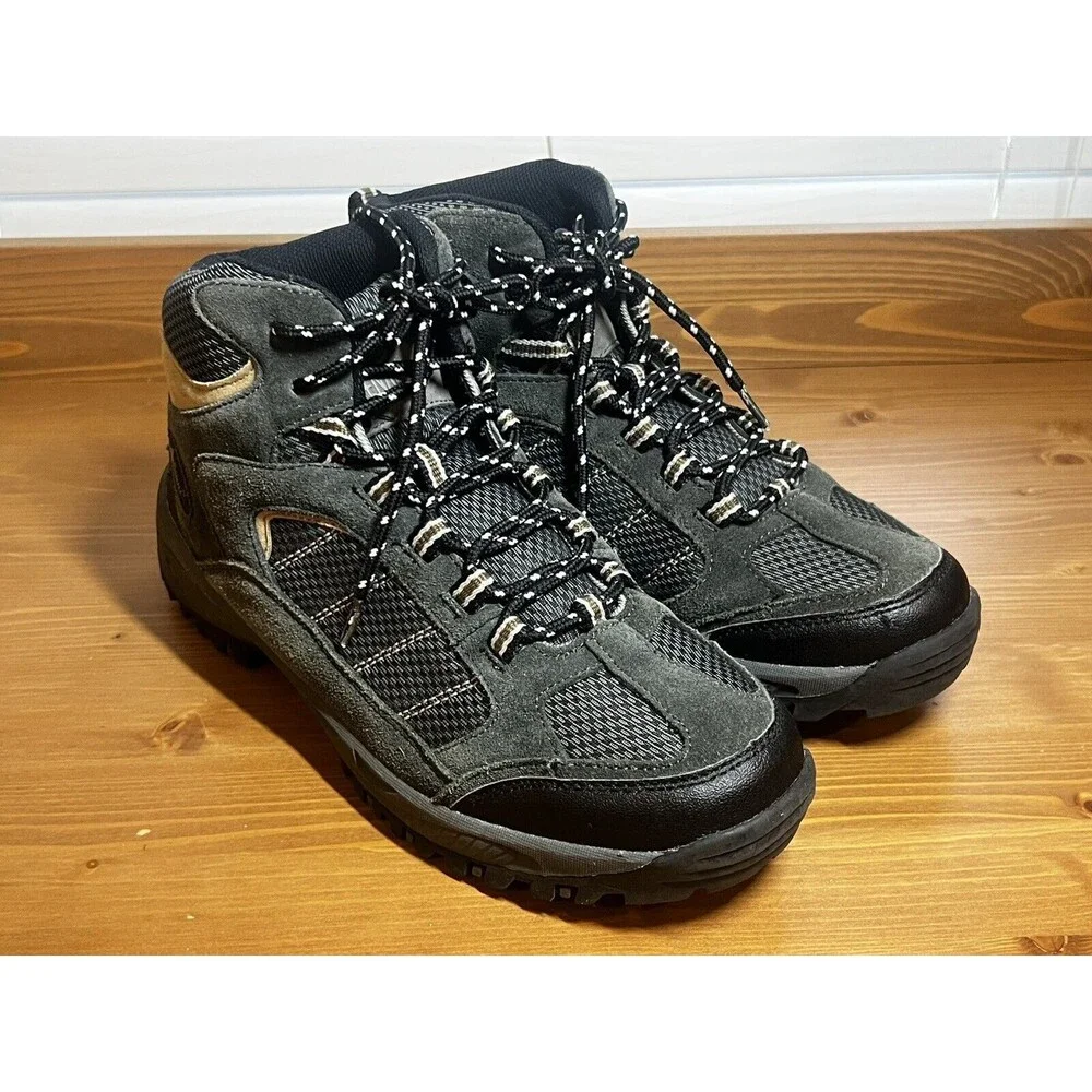 Denali Men's Hiking Boots Black/Grey Size 10 #9812